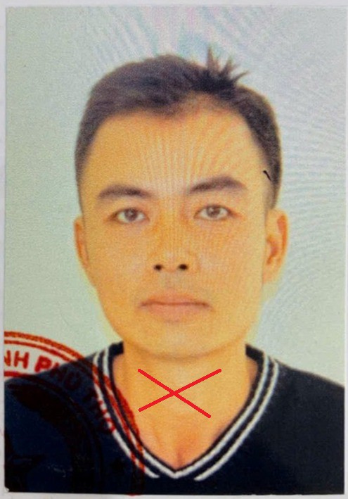 Nguyễn Hà Chung tại cơ quan công an. Ảnh: Công an cung cấp&nbsp;