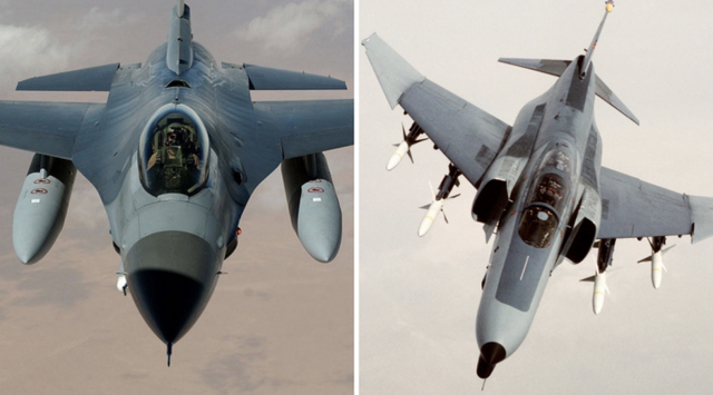 Tiêm kích F-4 Iran giao chiến F-16 Mỹ trong không phận Saudi Arabia - 1