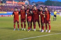 Video bóng đá Ninh Bình – Hải Phòng: Hoàng Đức toả sáng, siêu phẩm muộn màng (V-League)