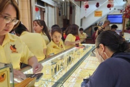 Sáng 9-5, giá vàng miếng SJC, vàng nhẫn cao nhất trong 1 tuần