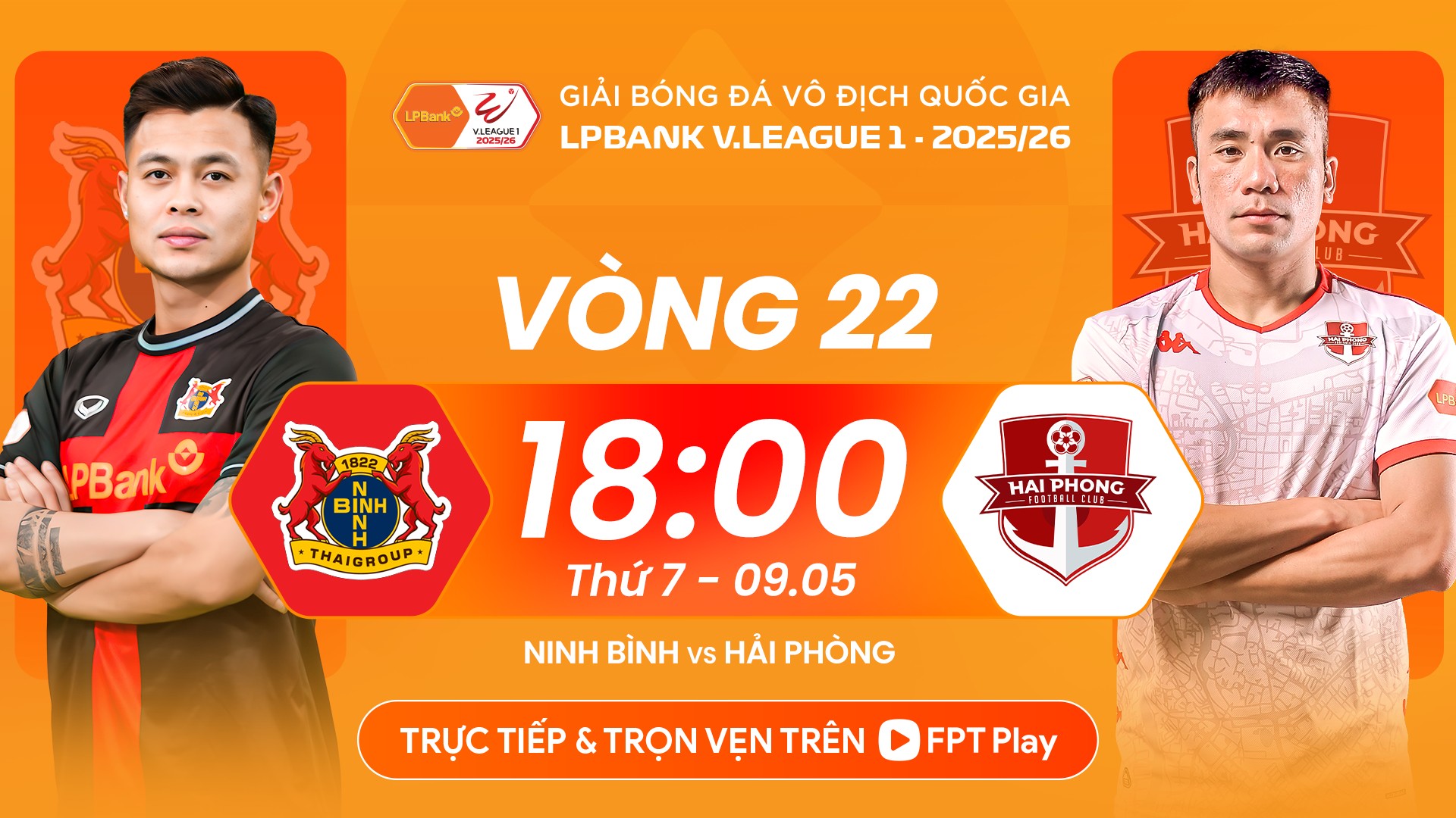 Video bóng đá Ninh Bình – Hải Phòng: Hoàng Đức toả sáng, siêu phẩm muộn màng (V-League) - 2