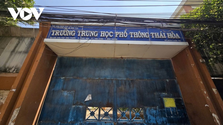 Trường THPT Thái Hòa bị bỏ hoang 4 năm nay 