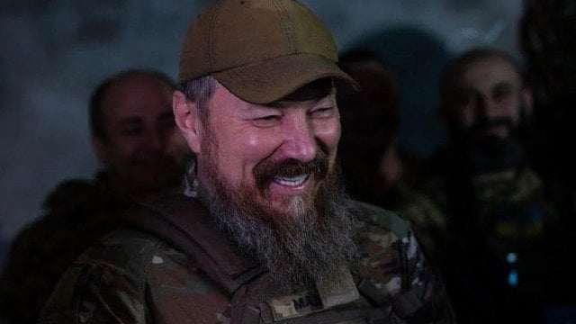 Chỉ huy Lực lượng tác chiến không người lái của quân đội Ukraine, Robert Brovdi. Ảnh Interfax