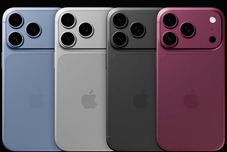 Hình ảnh kết xuất được cho là của iPhone 18 Pro.