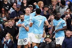 Nóng bảng xếp hạng Ngoại hạng Anh: Man City phả hơi nóng lên Arsenal