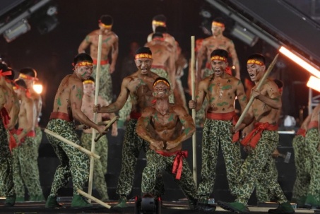 Chiến sĩ đặc công trình diễn ở concert 'Sao nhập ngũ'