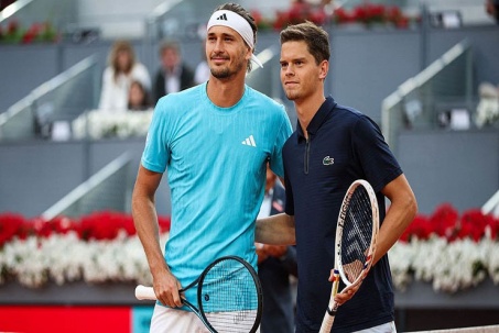 Video tennis Blockx - Zverev: Set 1 tốc hành, xuất sắc ghi danh (Rome Masters)