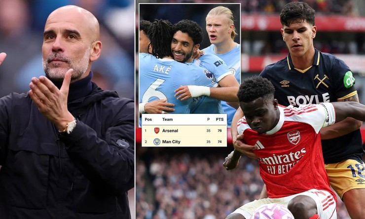 Guardiola háo hức trước cơ hội "ăn 3", đồng thời cổ vũ West Ham cản bước Arsenal