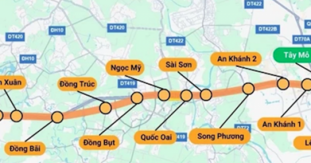 Giá nhà đất dọc tuyến đường sắt đô thị số 5, Hà Nội tăng nhiệt