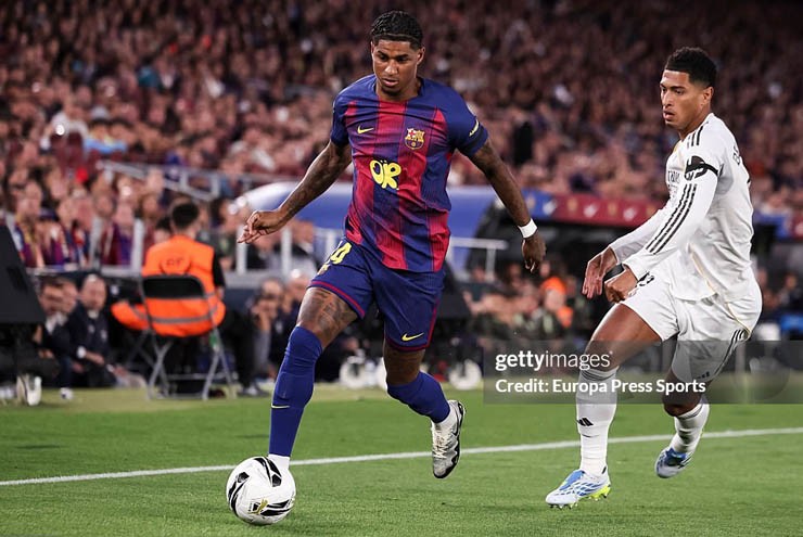 Video bóng đá Barcelona - Real Madrid: Rashford thăng hoa, lên ngôi ngạo nghễ (La Liga)