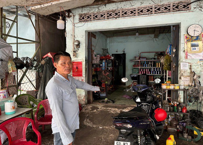 Đối tượng Nguyễn Văn Xuyên tại hiện trường