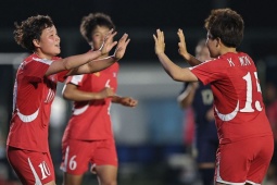 Video bóng đá nữ U17 Triều Tiên - U17 Thái Lan: Áp đảo hoàn toàn, vùi dập đối thủ (U17 châu Á)
