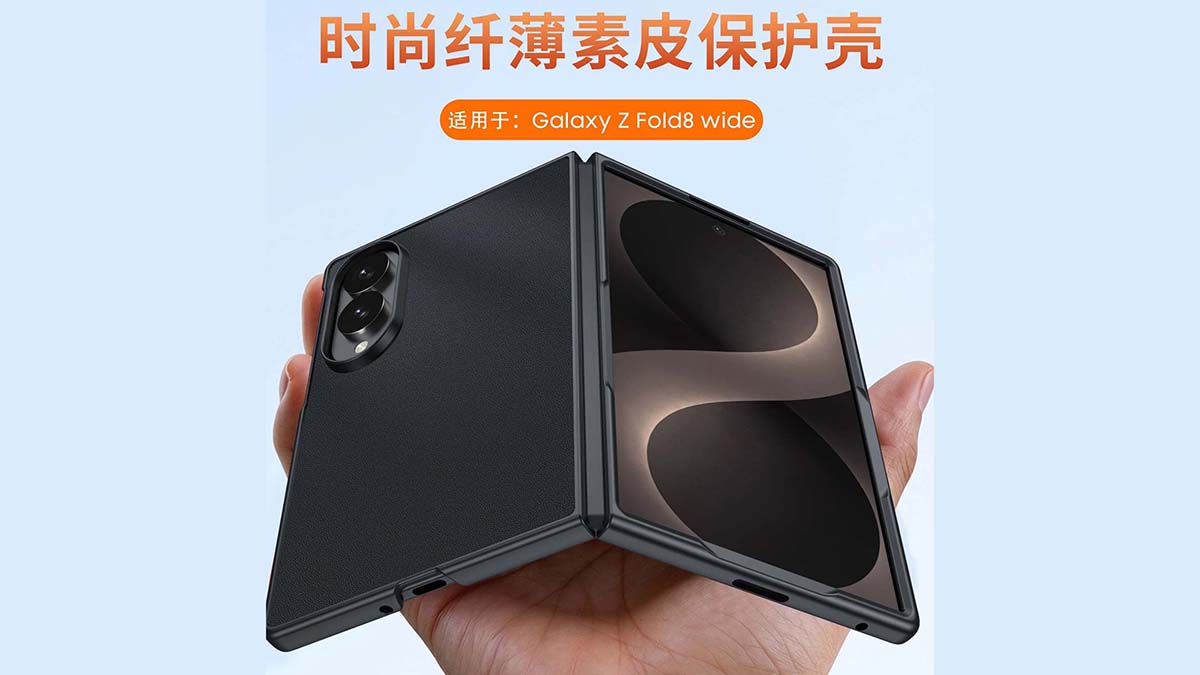 Rò rỉ ốp lưng Galaxy Z Fold8 và Z Fold8 Wide hé lộ nhiều chi tiết thú vị - 4