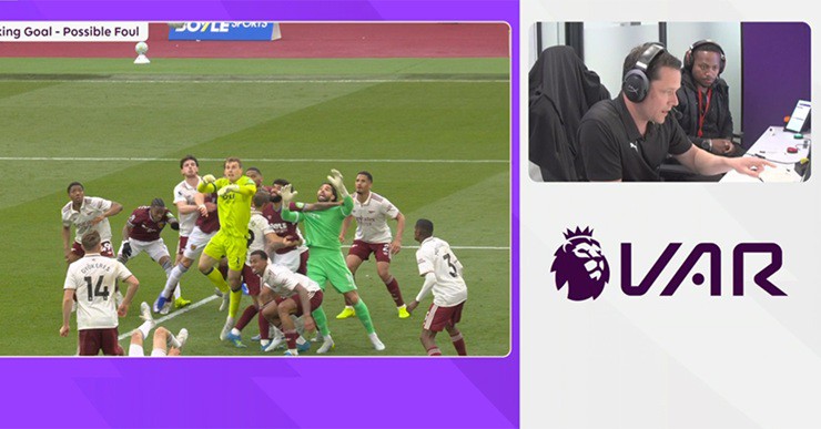 West Ham bị từ chối bàn gỡ hòa ở phút 90+5 trong trong tình huống VAR gây tranh cãi
