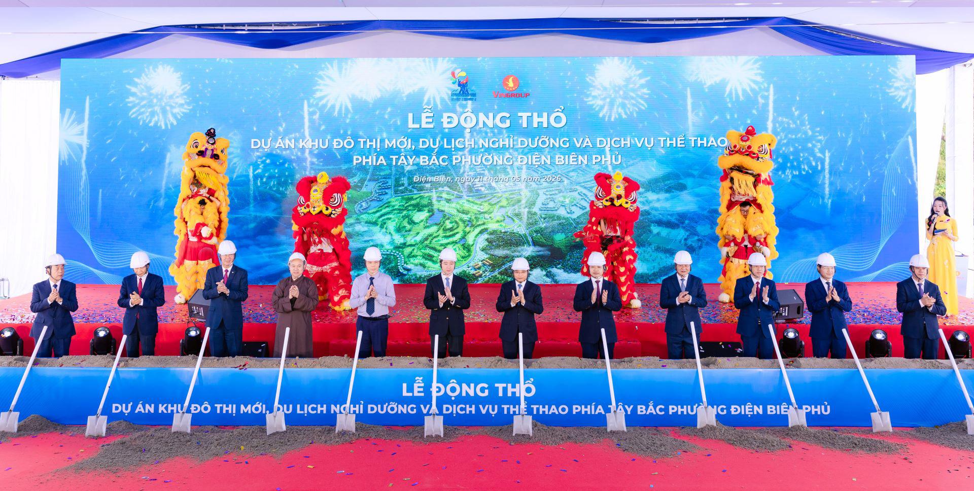 Dự án Khu đô thị mới, du lịch nghỉ dưỡng và dịch vụ thể thao phía Tây Bắc phường Điện Biên Phủ chính thức động thổ, góp phần định hình một cực phát triển đô thị – du lịch mới cho tỉnh Điện Biên và toàn khu vực