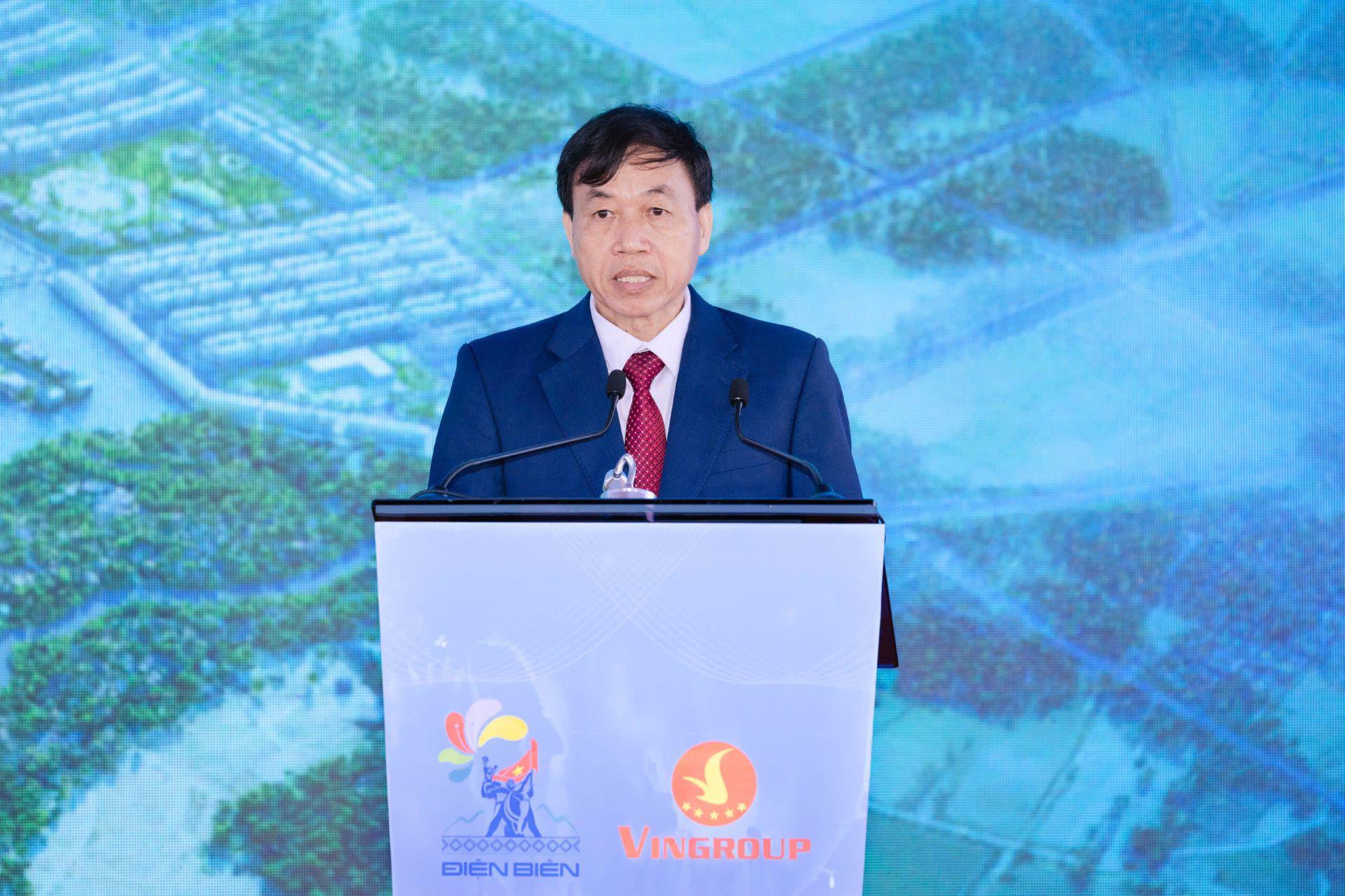 Ông Lê Văn Lương - Phó Bí thư Tỉnh ủy, Chủ tịch UBND tỉnh Điện Biên phát biểu chỉ đạo tại sự kiên