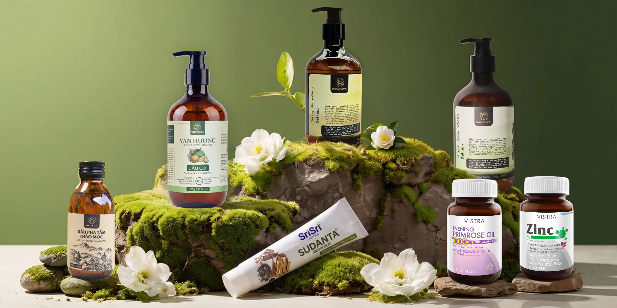 Mộc Hương - một trong những dòng sản phẩm gel tắm gội dưỡng sinh Thuận Tự Nhiên 