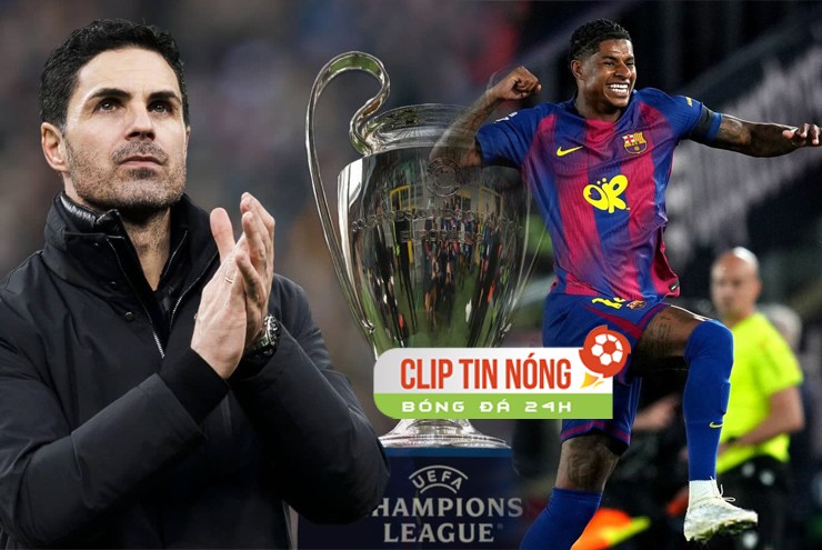 Arsenal được hiến kế cách hạ PSG ở chung kết Cúp C1, MU cứng rắn vụ Rashford - Barca (Clip tin nóng)