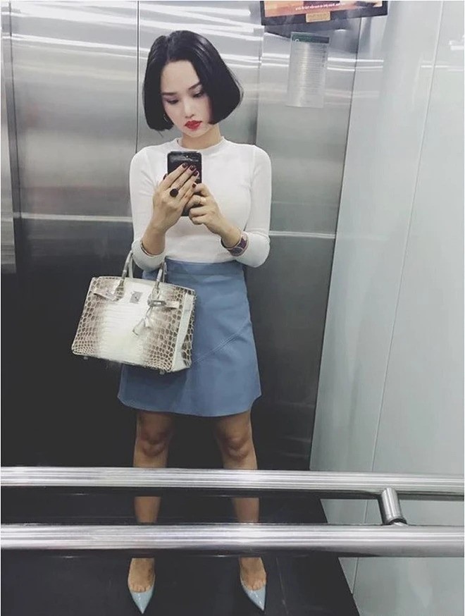 Miu Lê từng khoe sở hữu loạt đồ hiệu đắt đỏ.