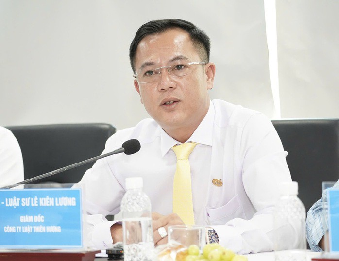 Luật sư – thạc sĩ Lê Kiên Lương, Giám đốc Công ty luật Thiên Hương, Đoàn Luật sư TPHCM. Ảnh: NGUYỄN TIẾN