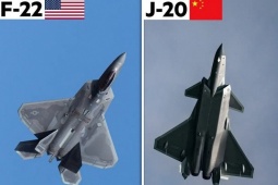 Kết quả 'đọ sức' mô phỏng giữa tiêm kích F-22 Mỹ và J-20 Trung Quốc