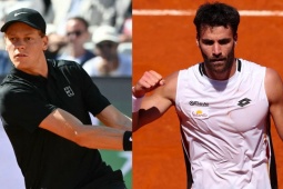 Trực tiếp tennis Sinner - Pellegrino: Ra oai trước đồng hương (Rome Open)