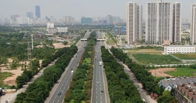Bất ngờ trước giá đất ở trên trục đường Đại Lộ Thăng Long, Hà Nội khi tuyến đường sắt đô thị số 5 khởi động