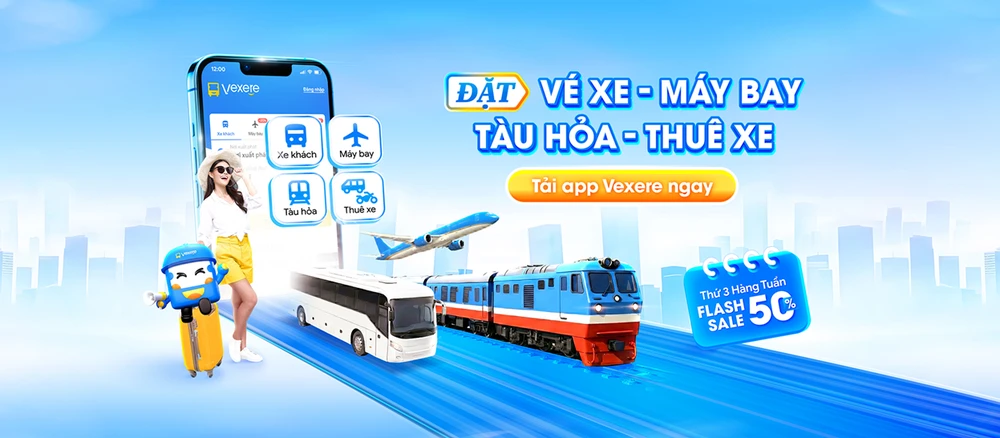 Chỉ vài thao tác trên điện thoại để đặt vé tàu, vé xe hay vé máy bay cho cả hành trình