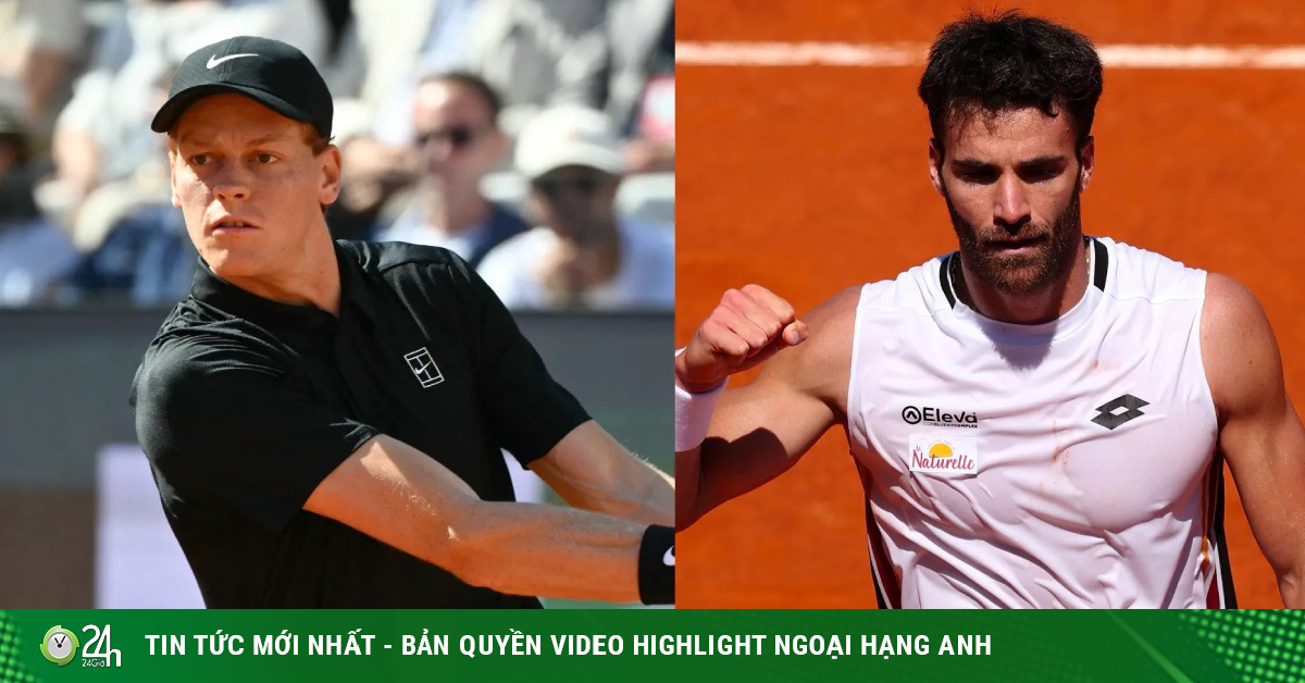 Trực tiếp tennis Sinner - Pellegrino: Ra oai trước đồng hương (Rome Open)