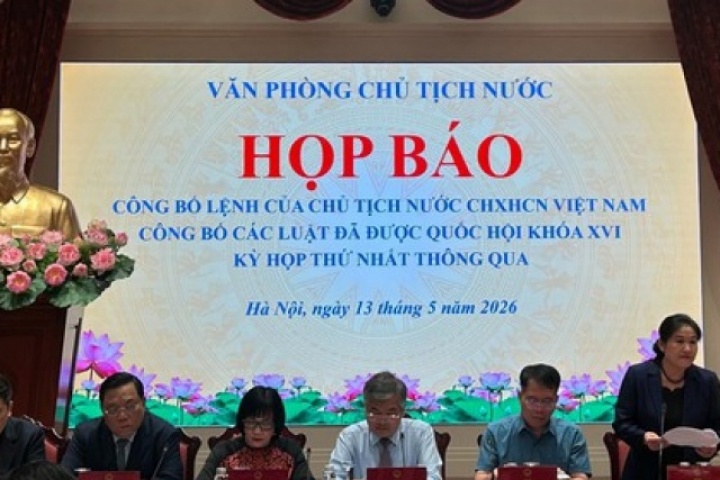 Công bố Lệnh của Chủ tịch nước về luật thuế liên quan đến hộ kinh doanh
