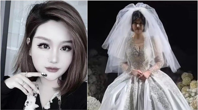 Wang Bingbing tự làm đám cưới năm 2025. Ảnh: QQ