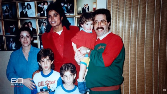 Michael Jackson được cho là coi nhà Cascio như gia đình thứ hai của mình. Ảnh: 60 Minutes Australia
