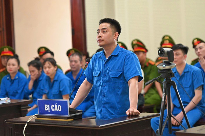 Bị cáo Bùi Đình Khánh khai nhận hành vi phạm tội tại tòa sơ thẩm