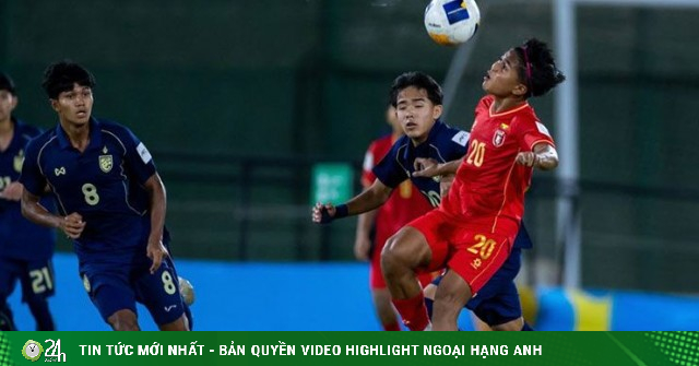Video bóng đá U17 Thái Lan - U17 Myanmar: Cú sút xa cứu khỏi trận thua bẽ mặt (U17 châu Á)