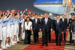 Tổng thống Mỹ Donald Trump đến Bắc Kinh