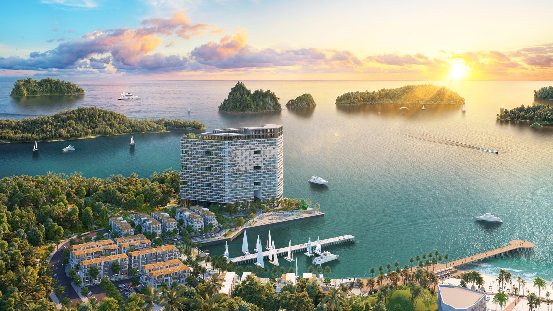 Thanh Long tọa lạc tại vị trí riêng tư, biệt lập. Ảnh: Sun Group.
