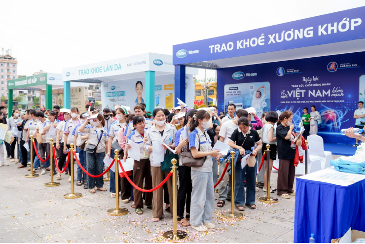 3.000 công nhân tại Bắc Ninh nguy cơ bị đau khớp được Dược phẩm FOBIC tư vấn sớm. - 1