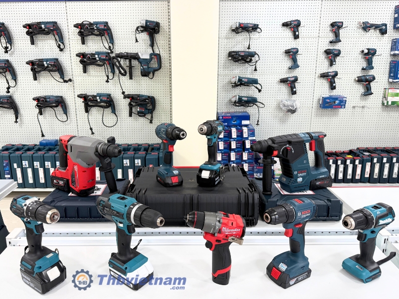 THB Việt Nam phân phối đa dạng các dòng máy khoan