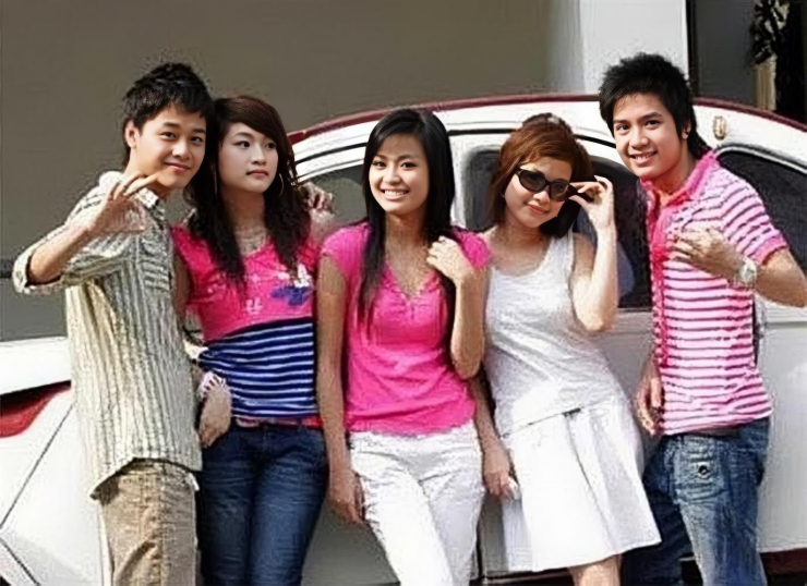 Các diễn viên phim ''Nhật ký Vàng Anh''.