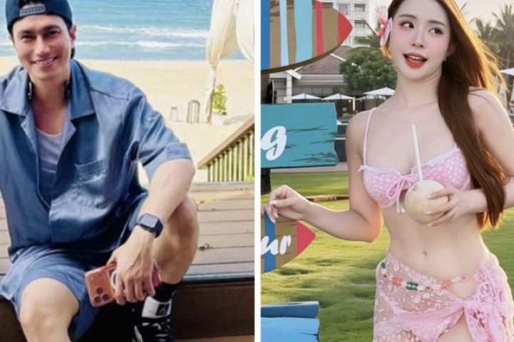 Quỳnh Nga diện áo tắm gợi cảm tuổi U40, Việt Anh có ngay bình luận gây chú ý