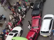 7 ô tô va chạm dồn toa trên đường Kim Ngưu, Hà Nội
