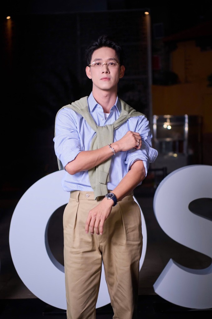 Song Luân khoe vẻ bảnh bao khi dự sự kiện cuối tuần qua ở Hà Nội.
