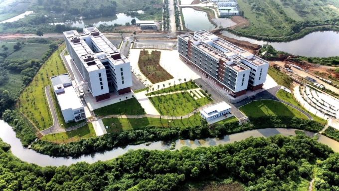 Một góc Đại học Quốc gia Hà Nội ở Hòa Lạc. Ảnh: VNU