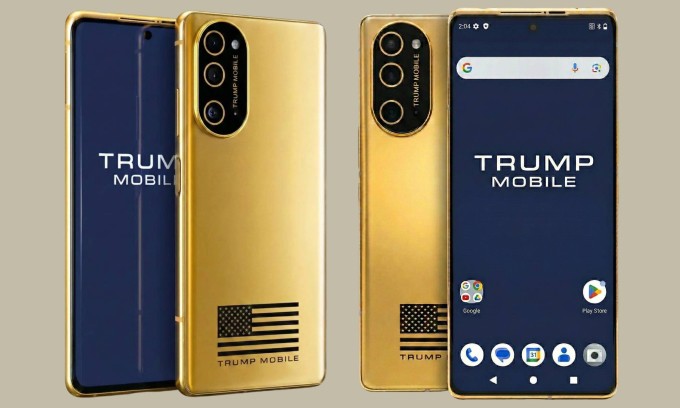 Điện thoại Trump T1. Ảnh: Trump Mobile