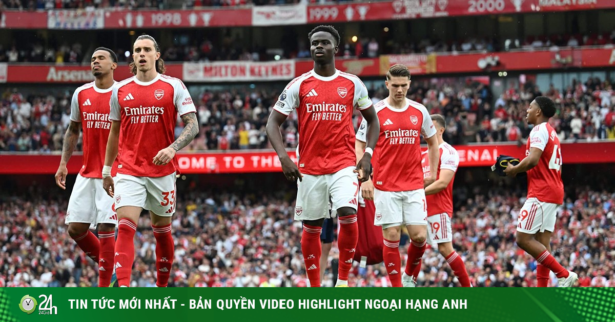 Kịch bản Arsenal vô địch Ngoại hạng Anh ngay vòng 37