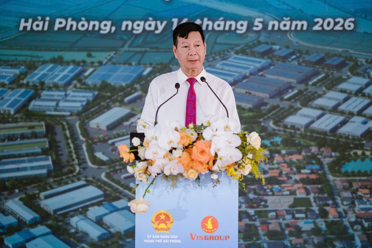 Ông Lê Khắc Hiệp – Phó Chủ tịch Tập đoàn Vingroup phát biểu tại sự kiện