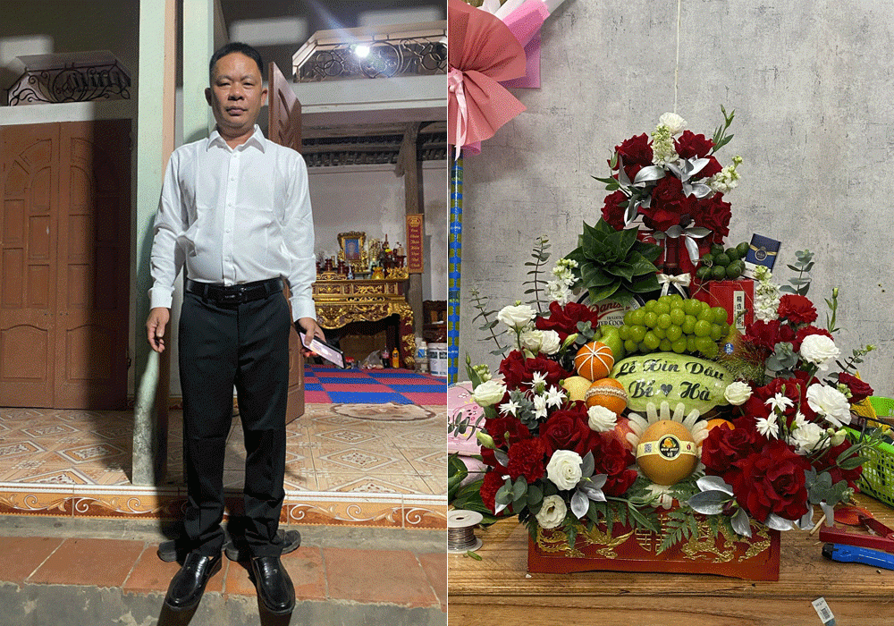 Hương chuẩn bị lễ lạt, cùng bố đi hỏi vợ&nbsp;