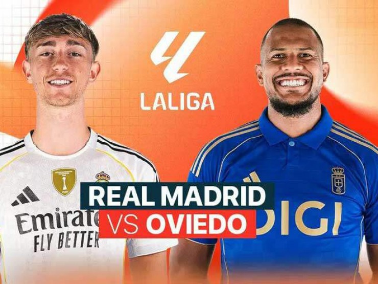 Trực tiếp bóng đá Real Madrid - Real Oviedo: “Người thừa“ quyết bám trụ lại Bernabeu (La Liga)