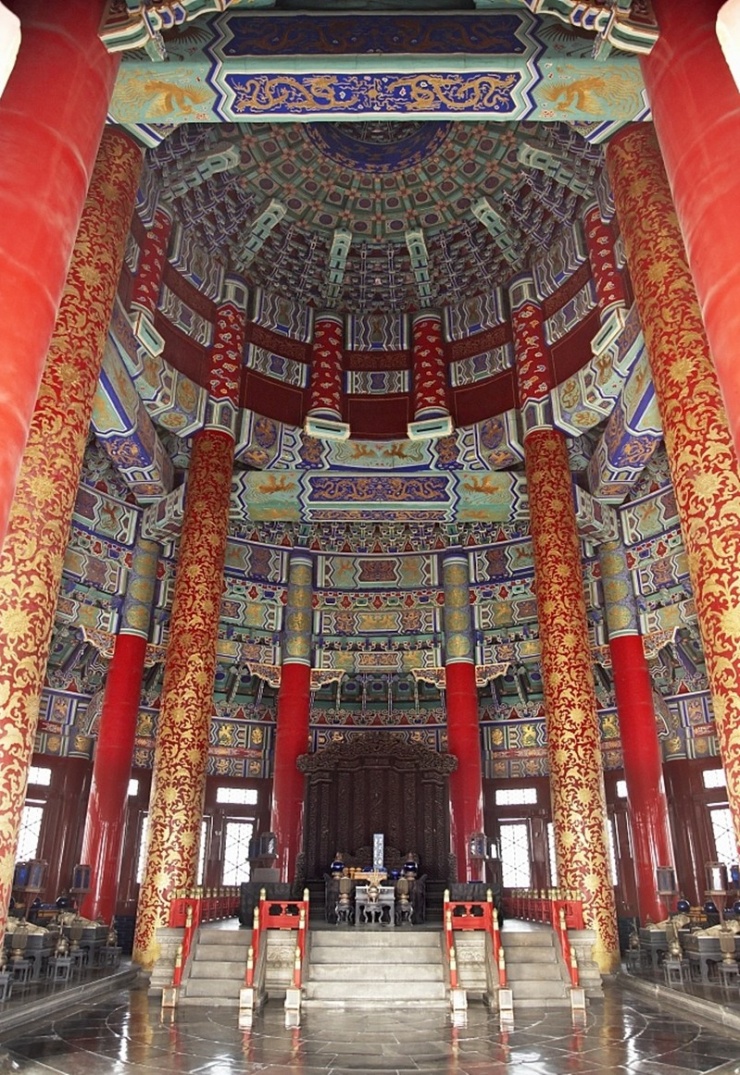 Bên trong Điện Kỳ Niên.