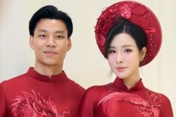 Ba trang phục cưới của vợ cầu thủ Vũ Văn Thanh